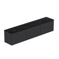 Comoda TV, Inarch, Neon, 160x35x32 cm, PAL, Antracit