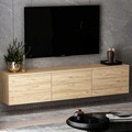 Comoda TV, Inarch, Neon, 160x35x32 cm, PAL, Maro