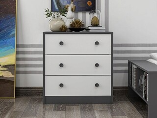 72x74x42 cm, Antracit;Alb