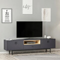 Comoda TV, Inarch, Naturel, 180x48x35 cm, PAL, Antracit