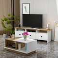 Set mobilier living, Inarch, Oslo, PAL, Alb / Stejar