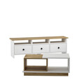 Set mobilier living, Inarch, Oslo, PAL, Alb / Stejar