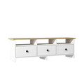 Set mobilier living, Inarch, Oslo, PAL, Alb / Stejar