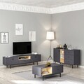 Set mobilier living, Inarch, Natural, PAL, Antracit