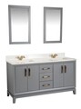Set mobilier de baie (3 piese), Jussara, Michigan 60, Gri inchis