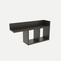 Raft de perete, Kalune Design, Room, 72x37x18 cm, PAL, Antracit