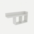 Raft de perete, Kalune Design, Room, 72x37x18 cm, PAL, Alb