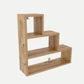 Raft de perete, Kalune Design, Piramit, 62x62x18 cm, PAL, Pin
