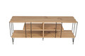 Comoda TV, Kalune Design, Eze, 120x44.5x30 cm, Stejar