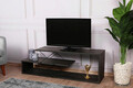 Comoda TV, Kalune Design, Zigzag, 120x40x30 cm, PAL, Maro inchis