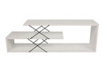 Comoda TV, Kalune Design, Zigzag, 120x40x30 cm, PAL, Alb