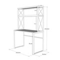 Birou, Kalune Design, Mercan, PAL, Negru / Pin