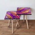 Set masute 2 piese, Hanah Home, 2Shp108, Multicolor