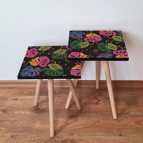 Set masute 2 piese, Leona, 2Shp141, MDF , Multicolor