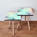 Set masute 2 piese, Leona, 2Shp15, MDF , Multicolor