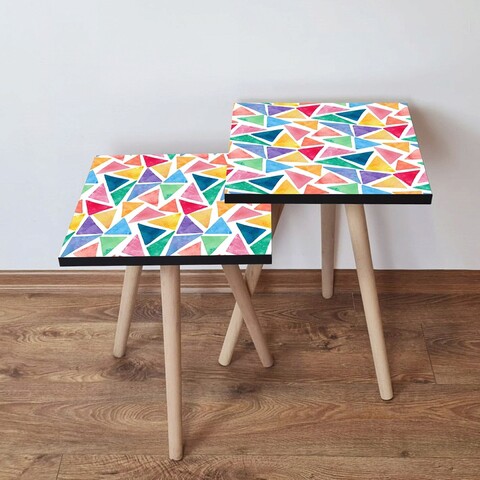 Set masute 2 piese, Leona, 2Shp16, MDF , Multicolor