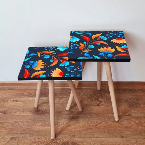 Set masute 2 piese, Leona, 2Shp166, MDF , Multicolor