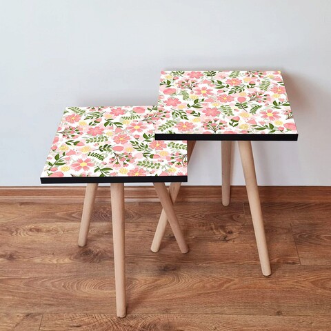 Set masute 2 piese, Leona, 2Shp170, MDF , Multicolor