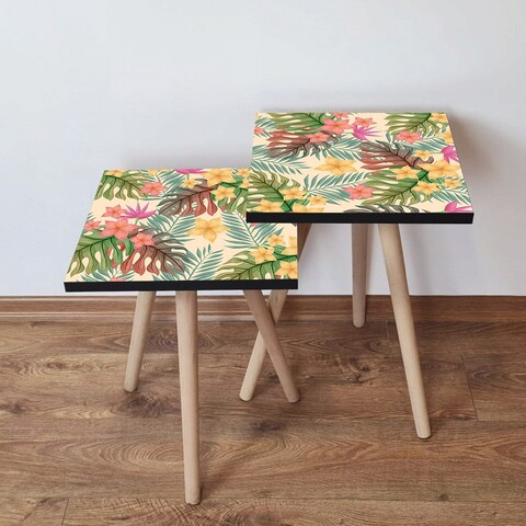 Set masute 2 piese, Leona, 2Shp20, MDF , Multicolor