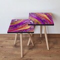 Set masute 2 piese, Leona, 2Shp283, MDF , Multicolor