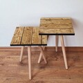 Set masute 2 piese, Leona, 2Shp348, MDF , Camel