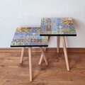 Set masute 2 piese, Leona, 2Shp59, MDF , Multicolor