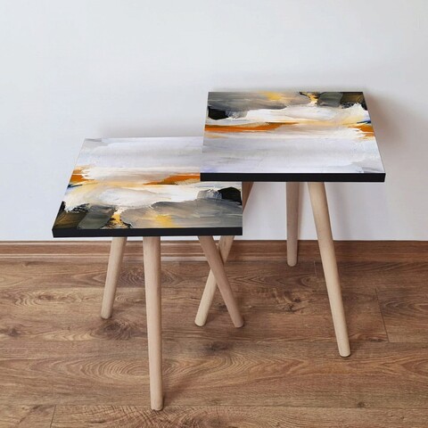 Set masute 2 piese, Leona, 2Shp96, MDF , Multicolor