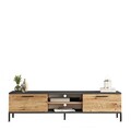 Comoda TV, Hanah Home, Rl1-Aa, 160x39.1x35 cm, Pin Atlantic / Antracit