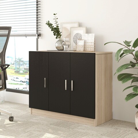 Dulap multifunctional, Locelso, Vo5-Ob, PAL, Stejar / Negru