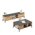 Set mobilier living, Locelso, Rl5-Aa, PAL, Pin Atlantic / Antracit