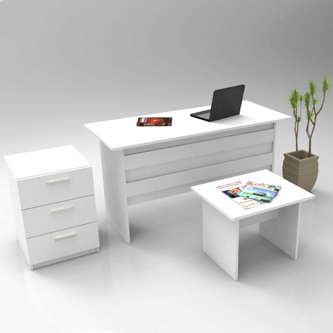 Set mobilier de birou, Locelso, Vo9-W, PAL, Alb