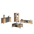 Set mobilier living, Locelso, Rl6-Aa, PAL, Pin Atlantic / Antracit