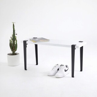 90x45x30 cm, Alb;Negru