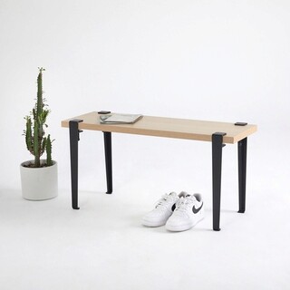 90x45x30 cm, Lemn;Negru