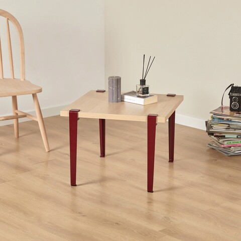 Masuta de cafea, Logg, Halicheron, PAL, Lemn / Burgundy