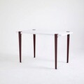 Masa, Logg, Eurotas, 120x75x60 cm, PAL, Alb / Burgundia