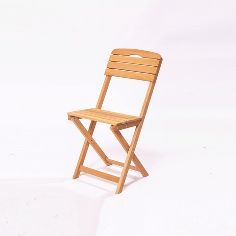 Scaun de gradina, Meya Dekor, My023, 40x81x30 cm, Lemn de fag, Maro