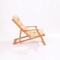 Set mobilier de gradina 3 piese, Meya Dekor, My007, Lemn de fag, Maro / Crem