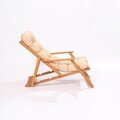 Set mobilier de gradina 3 piese, Meya Dekor, My007, Lemn de fag, Maro / Crem