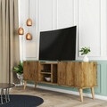 Comoda TV, Mezza, Carmen, 150x52x34 cm, Maro