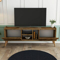 Comoda TV, Mezza, Carmen, 150x52x34 cm, Maro