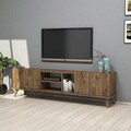 Comoda TV, Arcadia, Elegante 1310, 180x52x34 cm, PAL, Maro