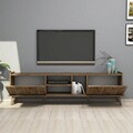 Comoda TV, Arcadia, Elegante 1310, 180x52x34 cm, PAL, Maro