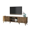 Comoda TV, Arcadia, Elegante 1310, 180x52x34 cm, PAL, Maro