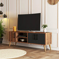 Comoda TV, Arcadia, Exxen, 150x52x34 cm, PAL, Nuc / Antracit