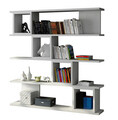 Corp biblioteca, Moblert, Wind, 120x119 cm, PAL, Alb