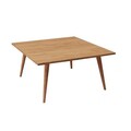 Masuta de cafea, Mod Design, Leyman, 80x42x80 cm, PAL, Stejar