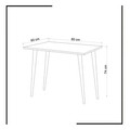 Birou, Mod Design, Lery, 80x74x60 cm, PAL, Alb