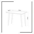 Birou, Mod Design, Lery, 80x74x60 cm, Alb