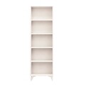 Corp biblioteca, Mod Design, Potena, 50x162x25 cm, PAL, Alb
